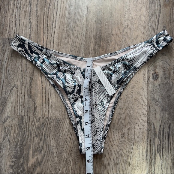 NWOT Bond Eye Metallic Snakeskin Bikini - Picture 13 of 13